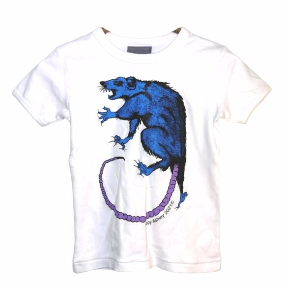 Balenciaga Tops - SOLD - Ashley WIlliams RAT BABY TEE (nwt) Size S